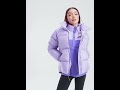 columbia puffect padded jacket purple women jd sports