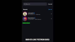 perbedaan postingan Barca dan Real Madrid 💀