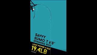 Maximum load on Amundson's Savvy Sumo T spinning rods