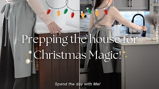 Preparing the House for Christmas Magic + Baking Ginger Cookies #simpleliving #silentvlog