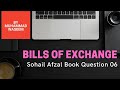 B.com part 1 Bills of exchange question no 6 sohail afzal book