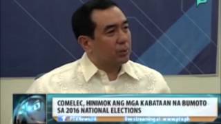 News@6: COMELEC, hinimok ang mga kabataan na bumoto sa 2016 national elections