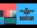 30 fullscreen menu/navigation animations | HTML, CSS, JS