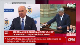 Ilie Bolojan face concedieri la Senat: „Vii cu demnitarul, pleci cu demnitarul”