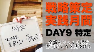 【毎日3分】みんなの戦略策定📈DAY9「特定」【実践Tube×『戦略の要諦』】