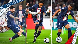Messi, Neymar JR & Mbappé's Most Beautiful Exchanges in Ligue 1 🔴🔵