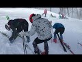 日本自助滑雪之滑雪時會遇到什麼樣的天氣？2018.12.28 大風的岩手縣安比高原滑雪場 攝影時間11 00