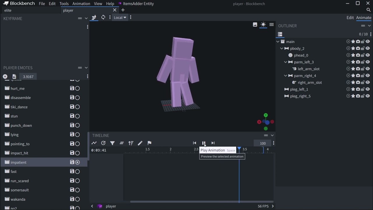 Itemsadder Showcase Emote Pack Youtube