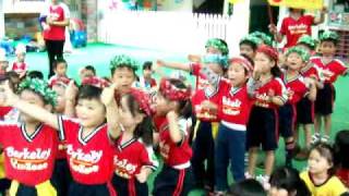 柏克來幼兒園20091016歡樂運動會草莓班隊呼