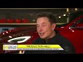Tesla CEO Elon Musk offers rare look inside Model 3 factory