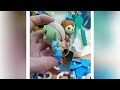 octonauts action figures soft rubber key chain figurine key buckle pendant cute doll keyring couple