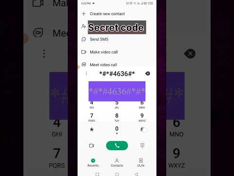 Android Phone (Hidden Code) || Cell Phone Secret Code || #shorts #youtubeshorts