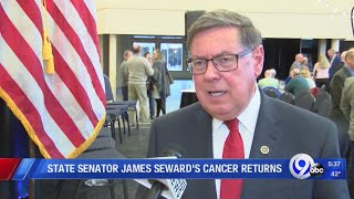 State Senator James Seward says cancer has returned