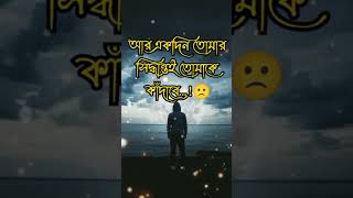 একদিন তোমাকে কাঁদতে হবে তোমার সিদ্ধান্তের জন্য 😭