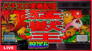 【パチスロ実機配信】猛獣王S【設定6】