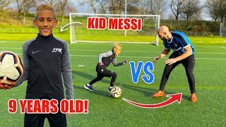 I Challenged KID MESSI To A Football Competition - WORLD’S BEST KID!