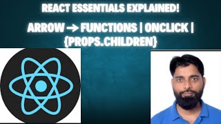 React Tutorial: Arrow Functions, Event Handling & Children Props Explained