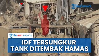 Asyik Nangkring di Atas Tank, Tentara Israel Tak Sadar Dibidik Sniper Al-Qassam dan Ditembak di Dada