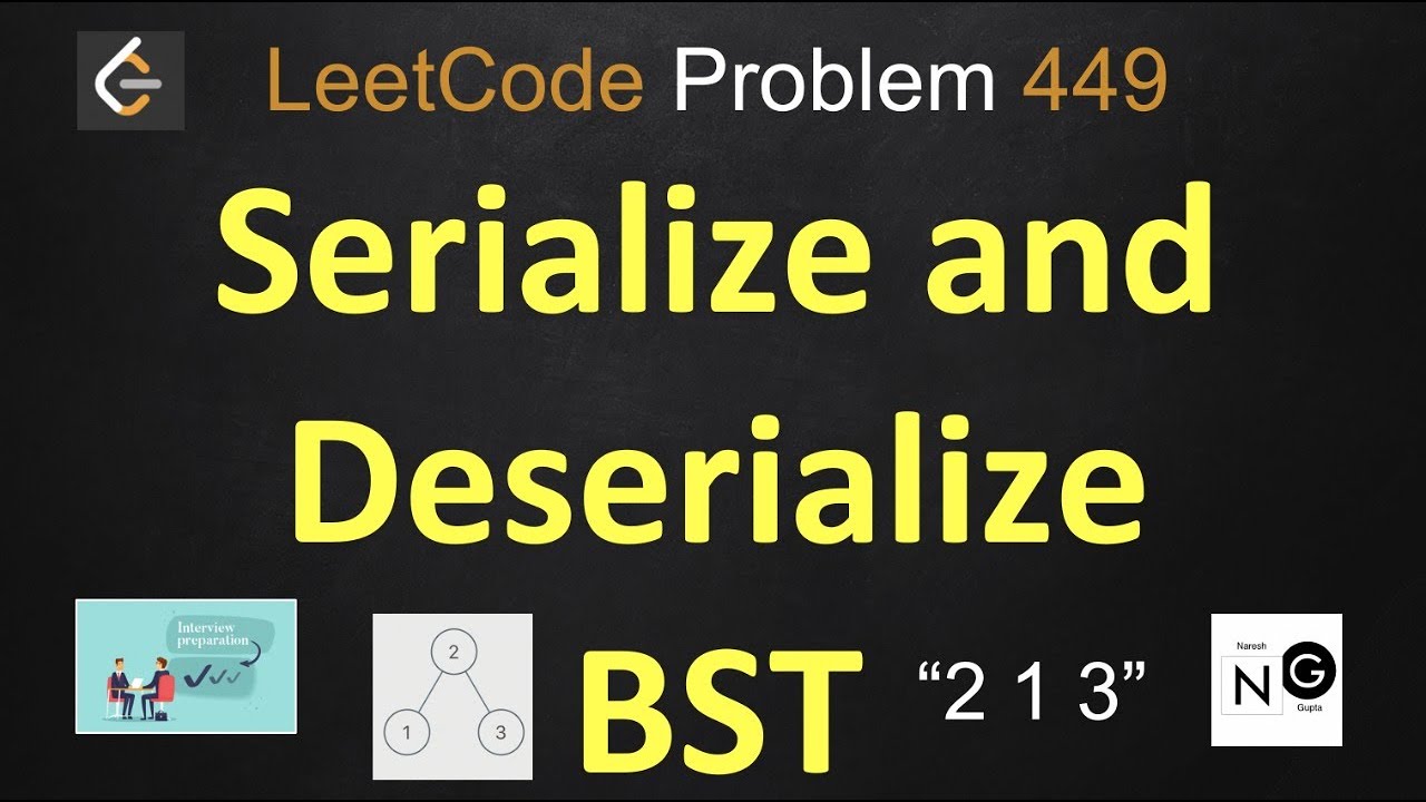 Serialize And Deserialize BST | Leetcode 449 | Recursive DFS | Facebook ...