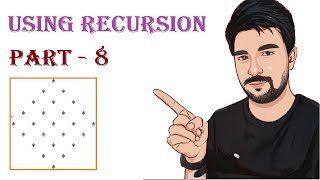 Draw Pattern Using Recursion Function CODE In JAVA Part 8 | CodeWithNaval