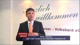 Neuer Vorstand der Ostharzer Volksbank eG