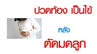 พบหมอเสรี ตอนที่ 551 : ปวดท้อง เป็นไข้ หลังจากผ่าตัดมดลูก