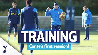 Conte leads training for the first time at Hotspur Way!