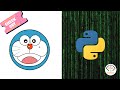 Drawing doraemon using python turtle