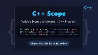 C++ Scope Explained for Beginners: Variable Lifetime & Best Practices