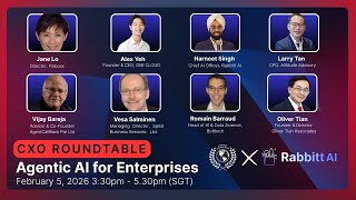 CXO Virtual Roundtable | Agentic AI for Enterprises