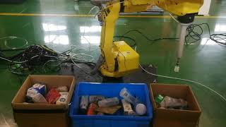 Deep learning based robotic bin picking using FANUC M20i