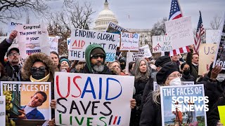 Lawmakers, public rally to defend USAID from a shutdown by the Trump administration