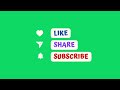 green and beige animated like share subscribe video youtube intro