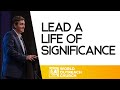 Lead a Life of Significance • Pastor Allen Jackson