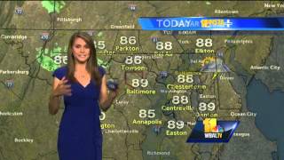 Humidity, heat expected; Afternoon storms possible