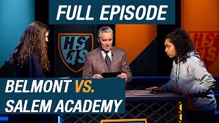 Belmont vs. Salem Academy | Qualifying Round | High School Quiz Show (1109)