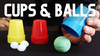 Cups and Balls - Easy Magic Trick #cupsandballs #easymagictrick #cupsandballstutorial