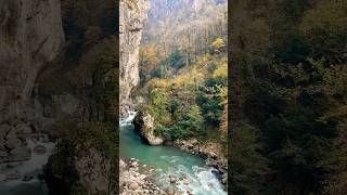 Sochi | old road to Krasnaya Polyana, Akhtsu gorge #shorts