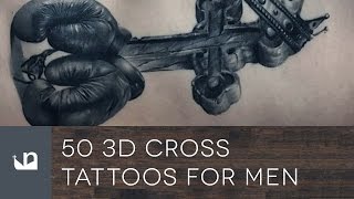 50 3D Cross Tattoos For Men