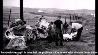 Pictorial depiction of James Dean's final journey (My Book & App "In Love With James Dean")