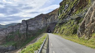 An old tunnel with protection against rockfall in Northern Norway