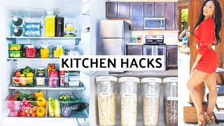 NEW APARTMENT KITCHEN TOUR 2019 | What I Eat, Healthy Foods + How I Organize
