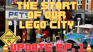 Our NEW LEGO City Begins Construction #lego #legocity #afol