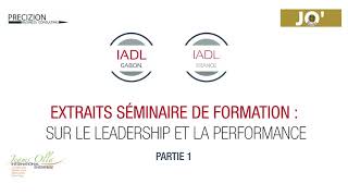 SEMINAIRE LEADERSHIP ET PERFORMANCE ( Extraits partie 1)