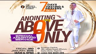 ANOINTING TO BE ABOVE ONLY WITH PASTOR KK || 7 DAYS FASTING AND PRAYER || DAY 2 || 03-01-2025