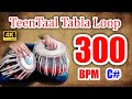 teen taal tabla loop teentaal 16 beats 300 bpm c vocal practice kathak tabla practice