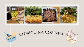 Vlog~Queijo feta p/ saladas~Lasanha de courgette~ Cobbler de frutos vermelhos c/ crumble de aveia