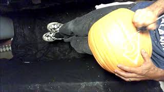 Colorado Avalanche Logo Pumpkin Carving Time-Lapse Video
