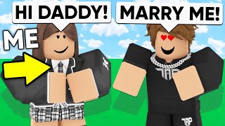 I Trolled TapWater By PRETENDING to Be a GIRL... (Roblox Bedwars)