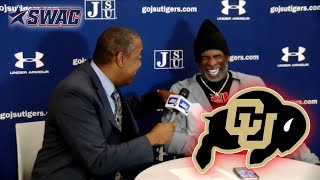 Deion Sanders Makes Hilarious Comments On Colorado At Jackson State Football’s Press Conference